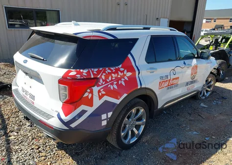 2020 Ford Explorer Platinum из США, поврежденный, VIN 1FM5K8HC2LGC74210